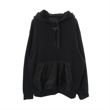 PRADA Re-Nylon Triangle logo Hoodie Jacket UJL45B cotton Nylon Used size XS