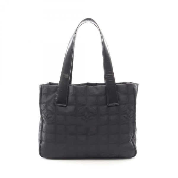 CHANEL New Travel Line PM Shoulder Tote Bag A20457 leather Nylon canvas GHW Used