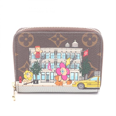 LOUIS VUITTON zip around purse wallet M81629 Monogram Vivienne canvas Used LV