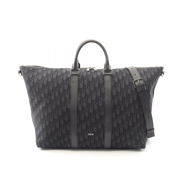 Christian Dior Weekender 40 Oblique Jacquard Travel Bag 1ESDU134YKY_H03E Used