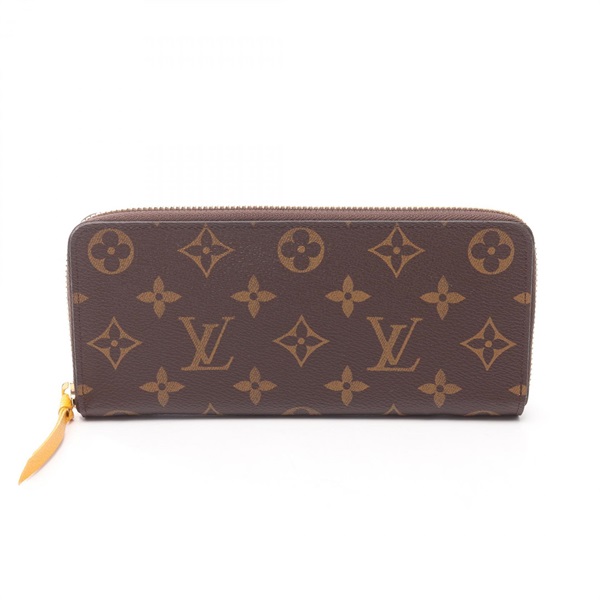 LOUIS VUITTON Portefeuille Clemence Long wallet M60744 Monogram canvas Mimosa LV