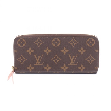 LOUIS VUITTON Portefeuille Clemence Around long wallet purse M61298 Monogram LV