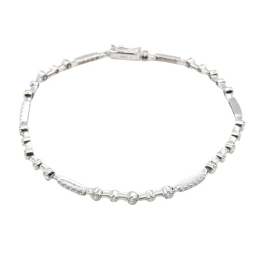 JEWELRY Diamond Bracelet Pt900 Platinum Used Women women