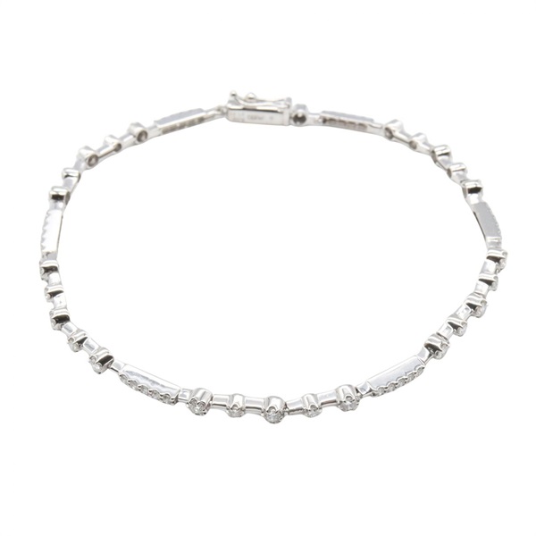 JEWELRY Diamond Bracelet Pt900 Platinum Used Women women