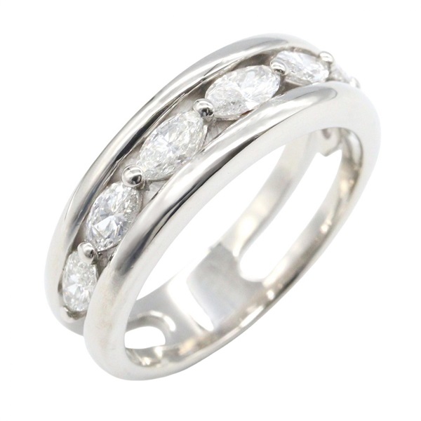 JEWELRY Diamond Ring Pt900 Platinum Used Women US Size 6.25