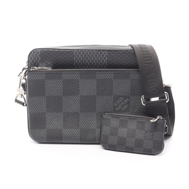 LOUIS VUITTON Trio Messenger Shoulder crossbody Bag N50017 Damier graphite BK