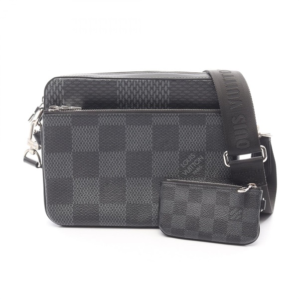 LOUIS VUITTON Trio Messenger Shoulder crossbody Bag N50017 Damier graphite BK