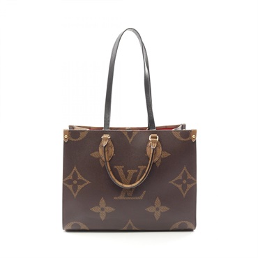 LOUIS VUITTON On The Go MM Shoulder Tote Bag M45321 Monogram Giant Reverse used