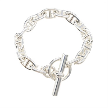 HERMES Chaine dancre MM 15 links Bracelet Silver925 Used unisex
