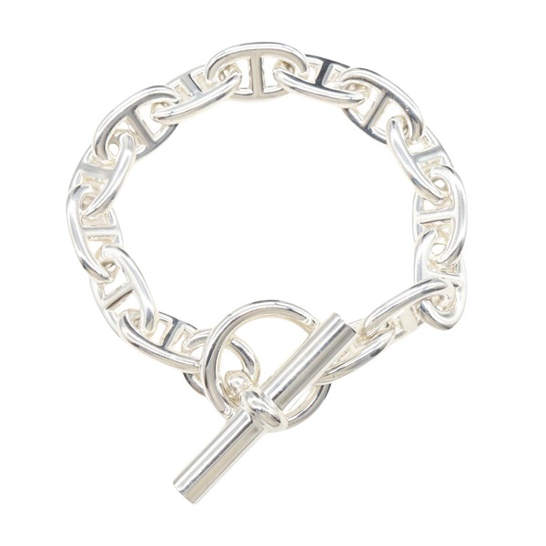 HERMES Chaine d'ancre MM 14 links Bracelet Silver925 Used Women
