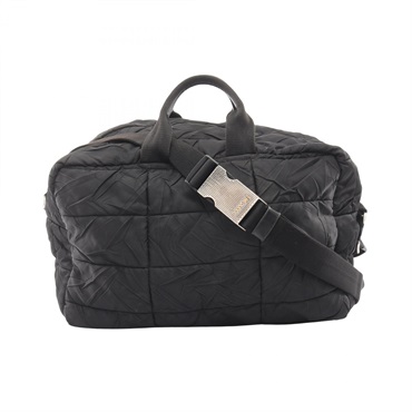 PRADA TESSUTO 2WAY Crossbody Boston bag VA0715 Nylon Black Used unisex