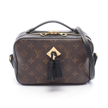 LOUIS VUITTON Saintonge Shoulder crossbody Bag M43555 Monogram leather Noir LV