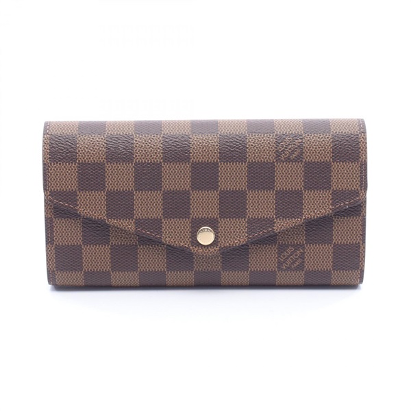 LOUIS VUITTON Portefeuille Sarah Bifold wallet N63209 Damier canvas Ebene Used