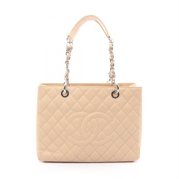 CHANEL Matelasse Grand Shopping GST chain shoulder Tote Bag A50995 Calfskin SHW