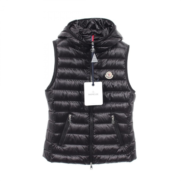 MONCLER GLYGOSSE Down vest Coat 1A00098597YG9992 Nylon Black NEW Women #2