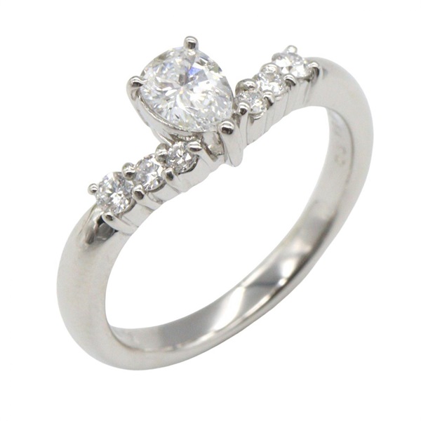JEWELRY Diamond Ring PT1000 Platinum Used women US size 5.25
