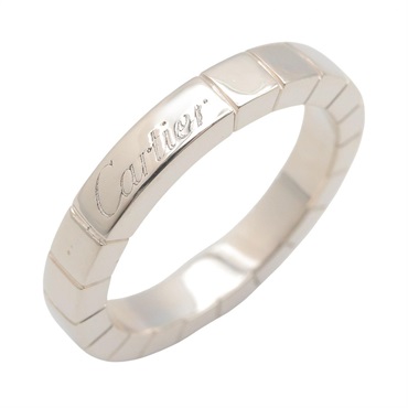 CARTIER Laniere Ring 18KWG White Gold Used #50 Unisex US Size 5