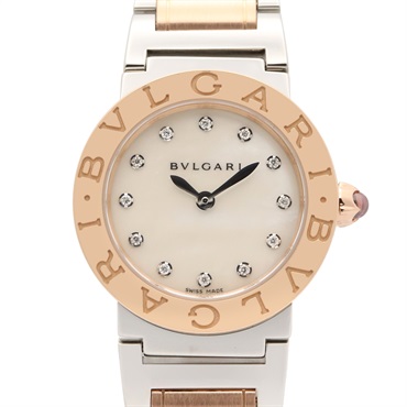 BVLGARI Bulgari Bulgari Wrist Watch BBLP26SG Quartz K18PG SS diamond Used Women