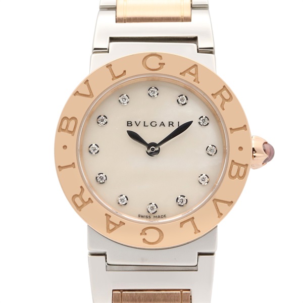 BVLGARI Bulgari Bulgari Wrist Watch BBLP26SG Quartz K18PG SS diamond Used Women