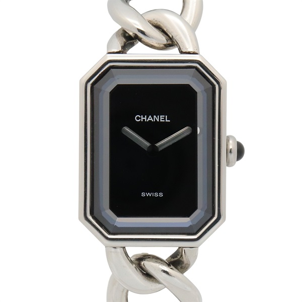 CHANEL Premiere M Wrist Watch H0452 Quartz Stainless Steel Used Women