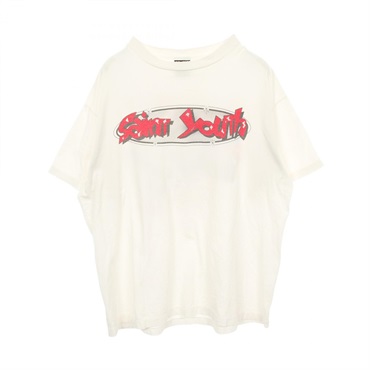 SAINT MICHAEL SAINT YOUTH Short sleeve T-shirt #XXL cotton White Used mens