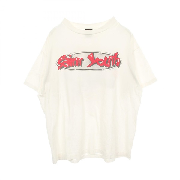 SAINT MICHAEL SAINT YOUTH Short sleeve T-shirt #XXL cotton White Used mens