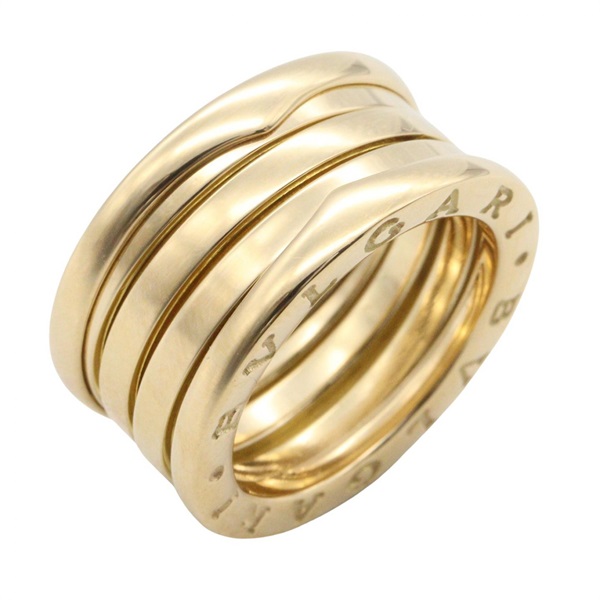 BVLGARI B.zero1 4 Band Ring 18KYG Yellow Gold Used Women US size #5 #49