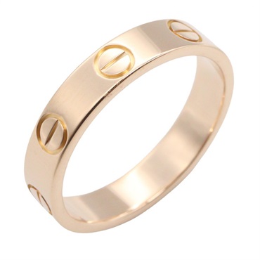 CARTIER Mini Love Ring B4085249 18KRG Rose Gold Used Women US size #4.75 #49