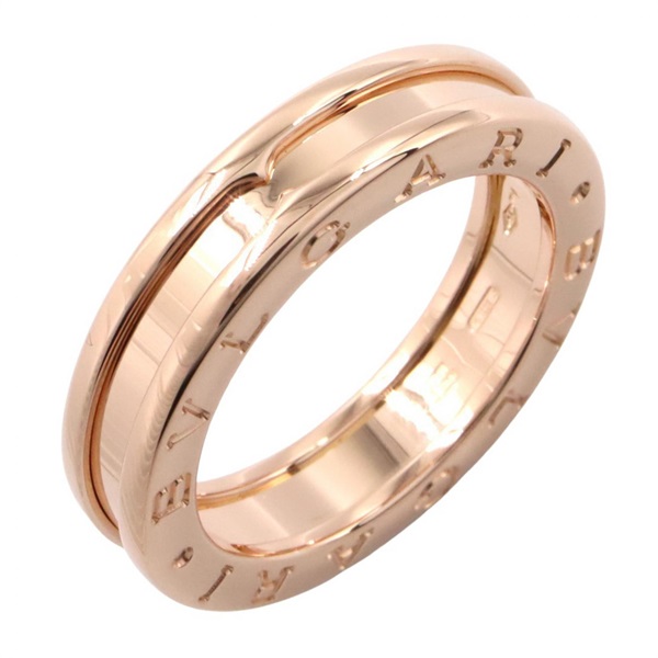 BVLGARI B.zero1 1 Band Ring 18KRG Pink Rose Gold Used Women US size #6.75 #54