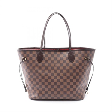 LOUIS VUITTON Neverfull MM Tote shoulder Bag N41358 Damier leather Ebene ceries