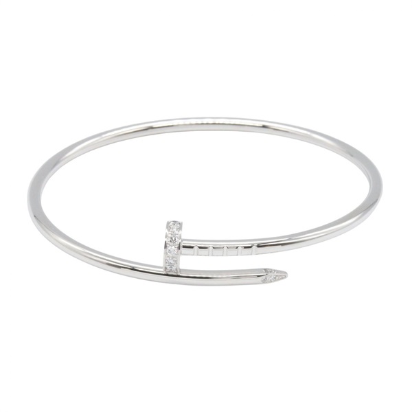 CARTIER Juste un Clou Diamond Bracelet SM 18KWG White Gold Used Women #15