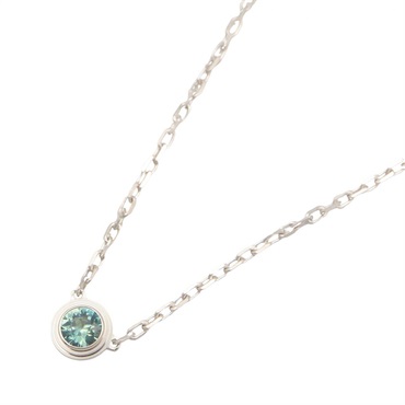 CARTIER Saphir Leger Necklace 18KWG White Gold Sapphire Blue  Used women