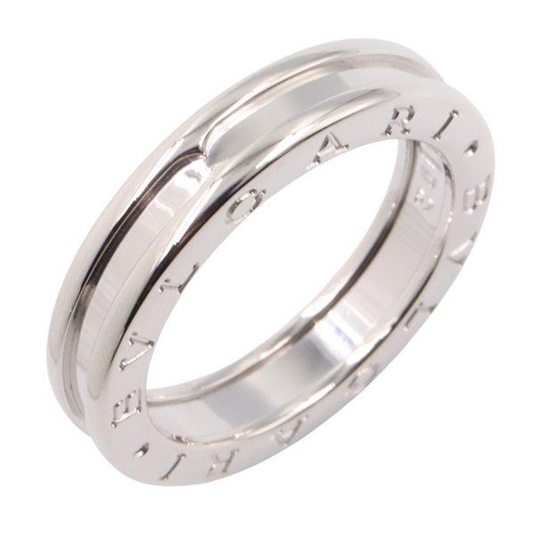 BVLGARI B-zero1 Ring 1 band 18KWG White Gold Used Unisex US size 8 #57