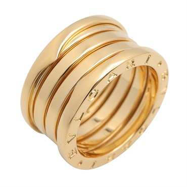 BVLGARI B.zero1 4 Bands Ring 18KYG Yellow Gold Used Women US size #5.5 #52