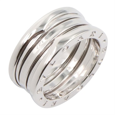 BVLGARI B.zero1 4 Bands Ring 18KWG White Gold Used Women US size #6.5 #54