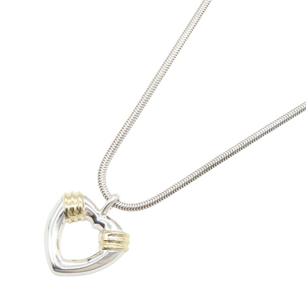 TIFFANY＆CO Heart Necklace Pendant Silver925 Used women