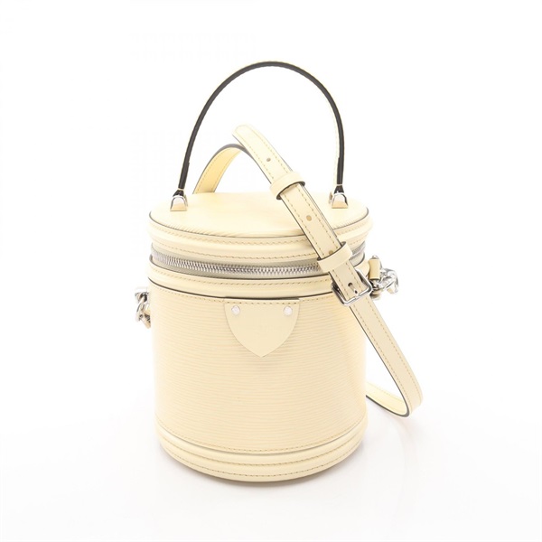 LOUIS VUITTON Cannes shoulder crossbody vanity Handbag Epi leather Vanille Used