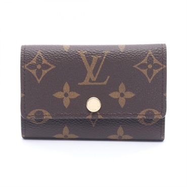 LOUIS VUITTON Multicles 6 Key holder case M62630 Monogram canvas Brown Used LV