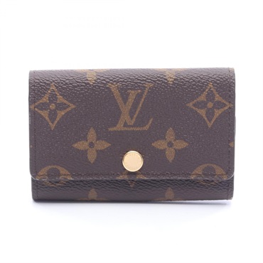 LOUIS VUITTON Multicles 6 Key holder case M62630 Monogram canvas Brown Used LV