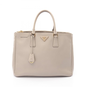 PRADA SAFFIANO LUX Tote Handbag BN1786 Saffiano leather Beige Used Women