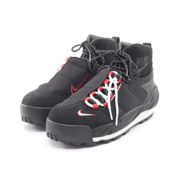 NIKE Sacai Magmascape Sneakers Shoes #27cm FN0563-001 Suede Fabric Black mens