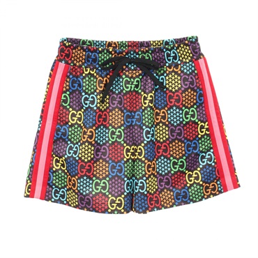 GUCCI GG Psychedelic Pants Shorts polyester Black Multicolor Used Women size XS