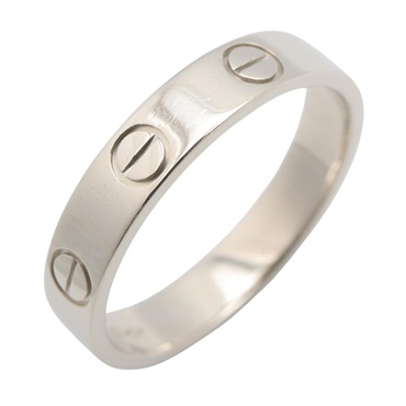CARTIER Mini Love Ring Pt950 Platinum Used Women US size #5.5 #51