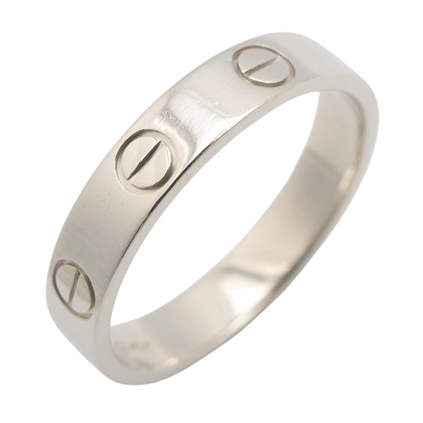 CARTIER Mini Love Ring Pt950 Platinum Used Women US size #5.5 #51