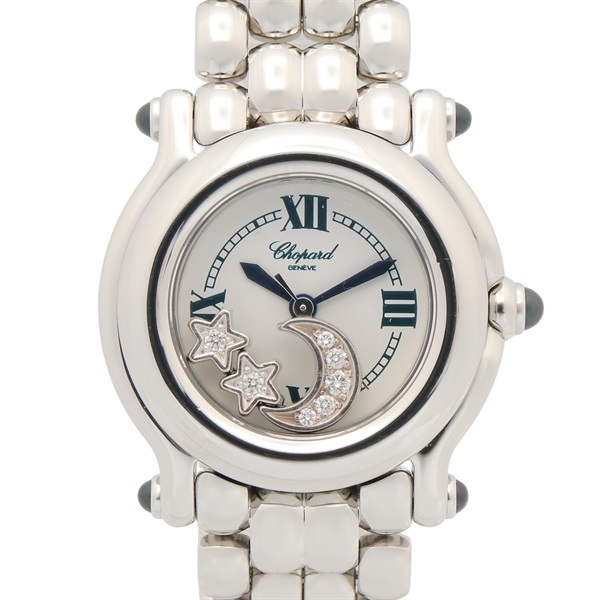 Chopard Happy Sports Diamond Wrist Watch 27/8250-23 Quartz SS Used Women
