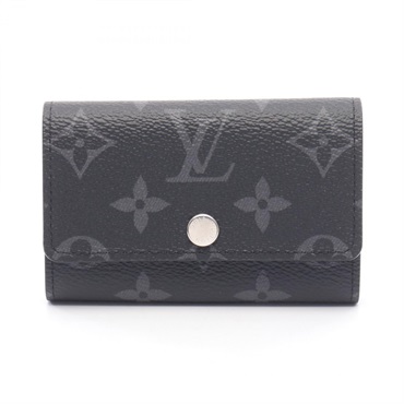 LOUIS VUITTON Multicles 6 Key holder M82603 Monogram eclipse canvas Black Used