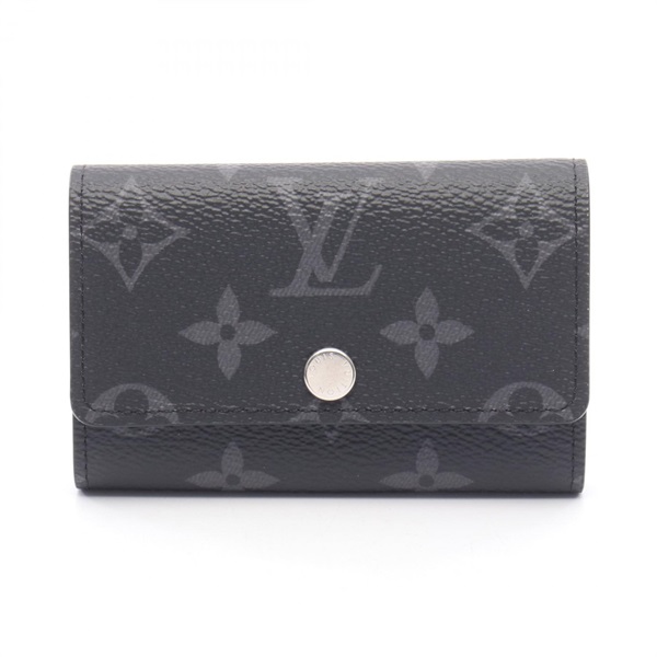 LOUIS VUITTON Multicles 6 Key holder M82603 Monogram eclipse canvas Black Used
