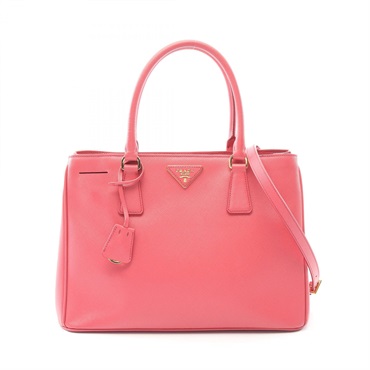 PRADA SAFFIANO Galleria Shoulder Handbag BN1874 Saffiano leather Pink Used Women