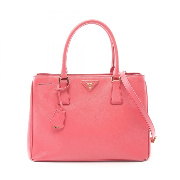 PRADA SAFFIANO Galleria Shoulder Handbag BN1874 Saffiano leather Pink Used Women