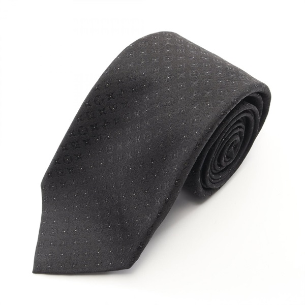 LOUIS VUITTON Monogram Tie M75294 silk Black Used mens
